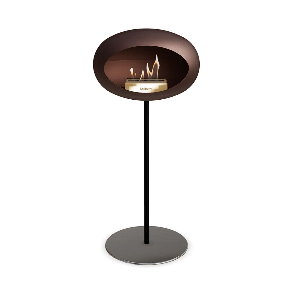 Le Feu Ground Steel High - Mocca - 25mm Pole Width