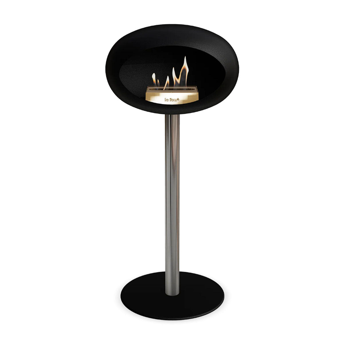 Le Feu Ground Steel High - Black - 60mm Pole Width