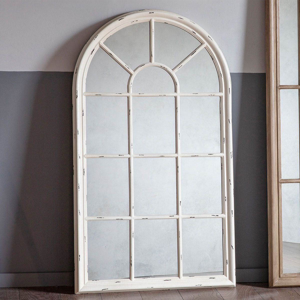 Gallery Direct Fulshaw Mirror White 1400x800mm