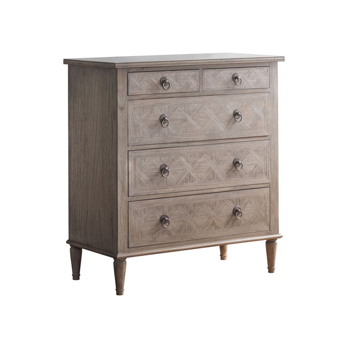 Gallery Direct Mustique 5 Drawer Chest 900x450x1019mm