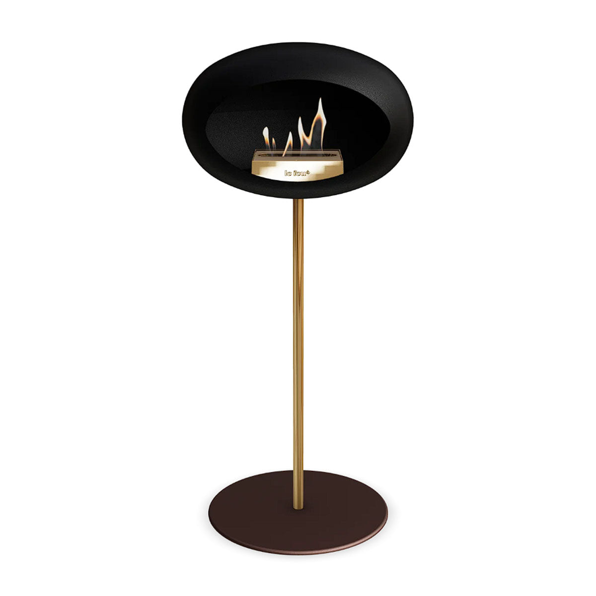 Le Feu Ground Steel High - Black - 25mm Pole Width