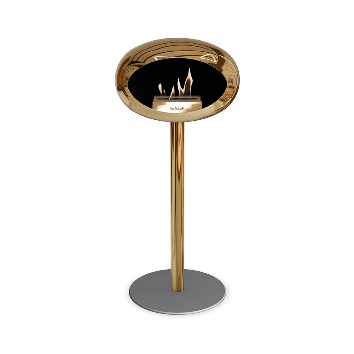 Le Feu Ground Steel High - Chromed Rose Gold - 60mm Pole Width