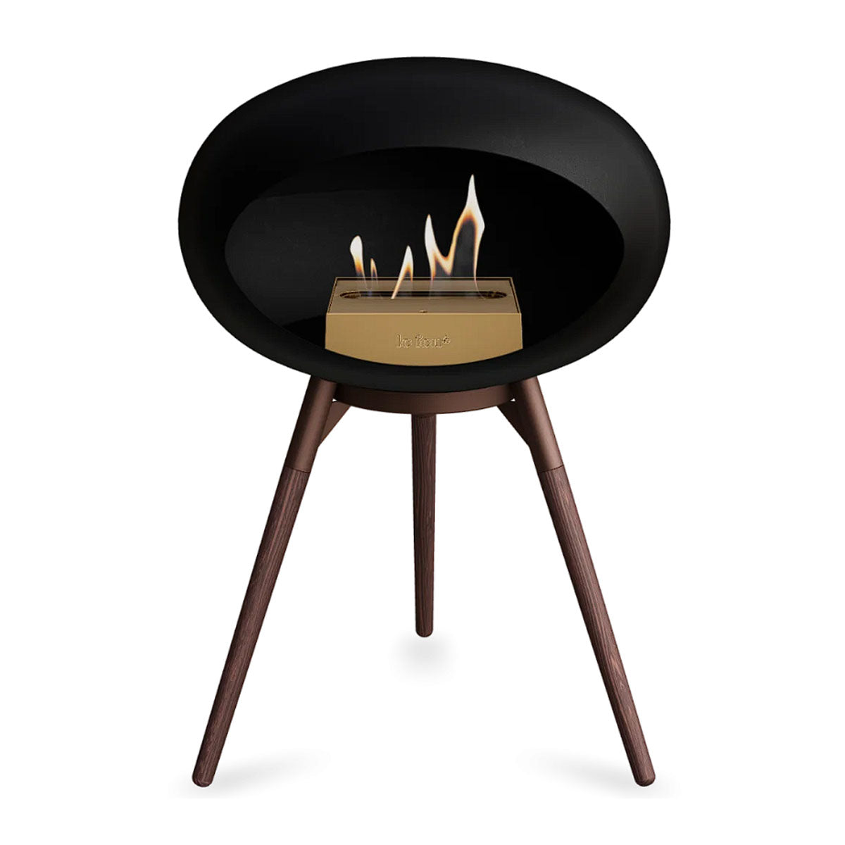 Le Feu Ground Wood Low - Black
