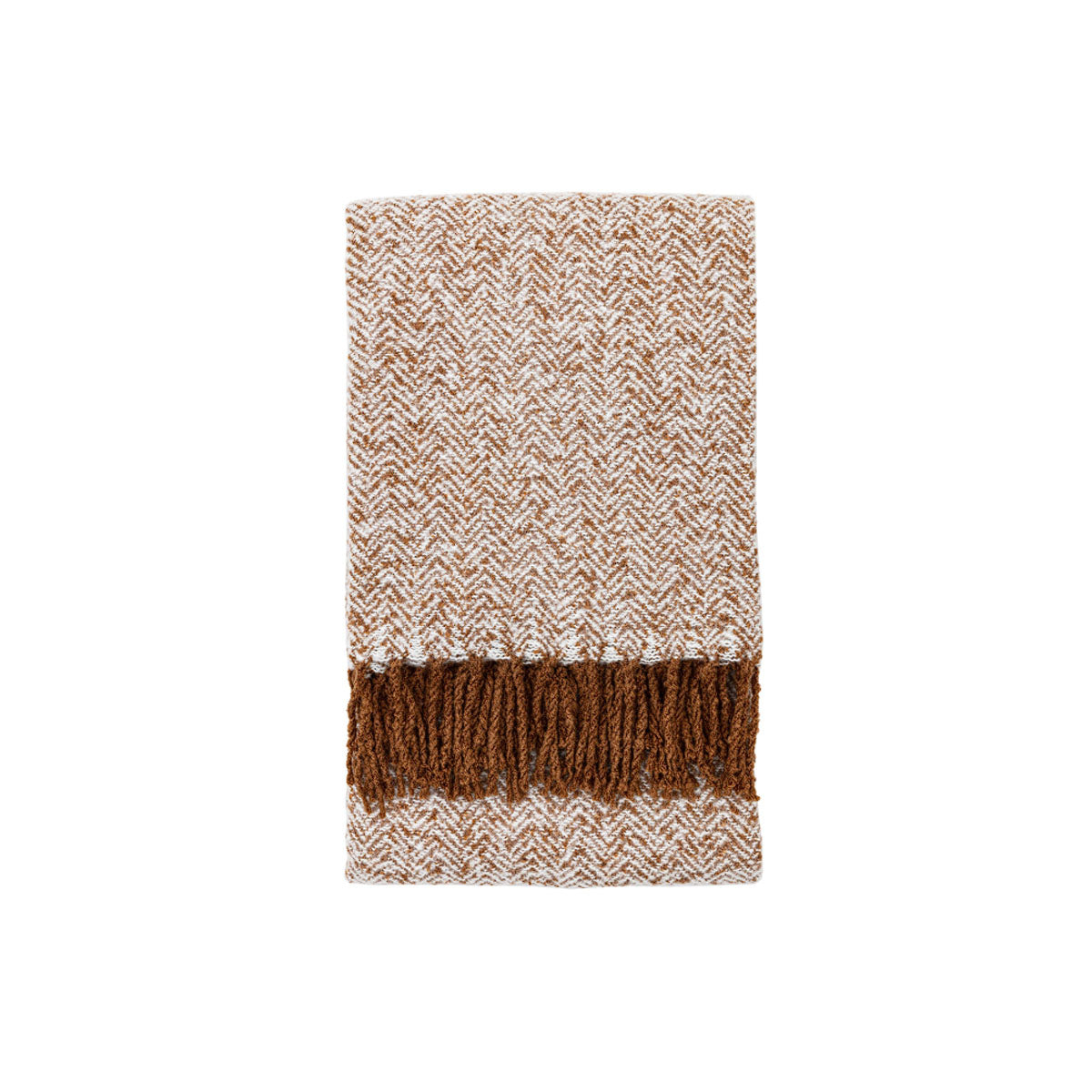 Gallery Direct Herringbone Faux Mohair Throw