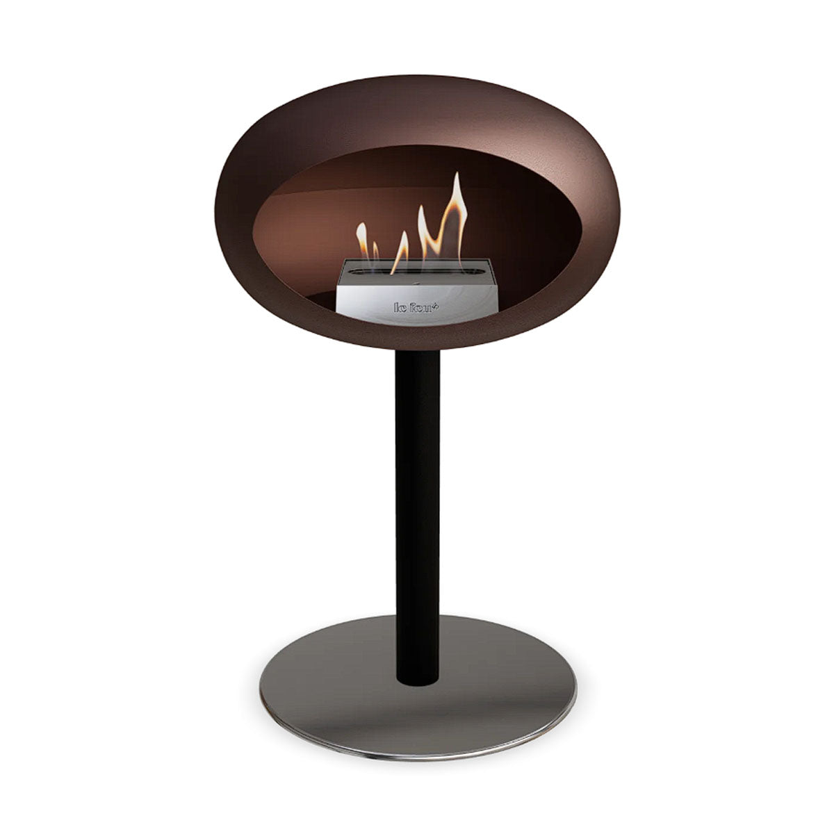 Le Feu Ground Steel Low - Mocca - 60mm Pole Width