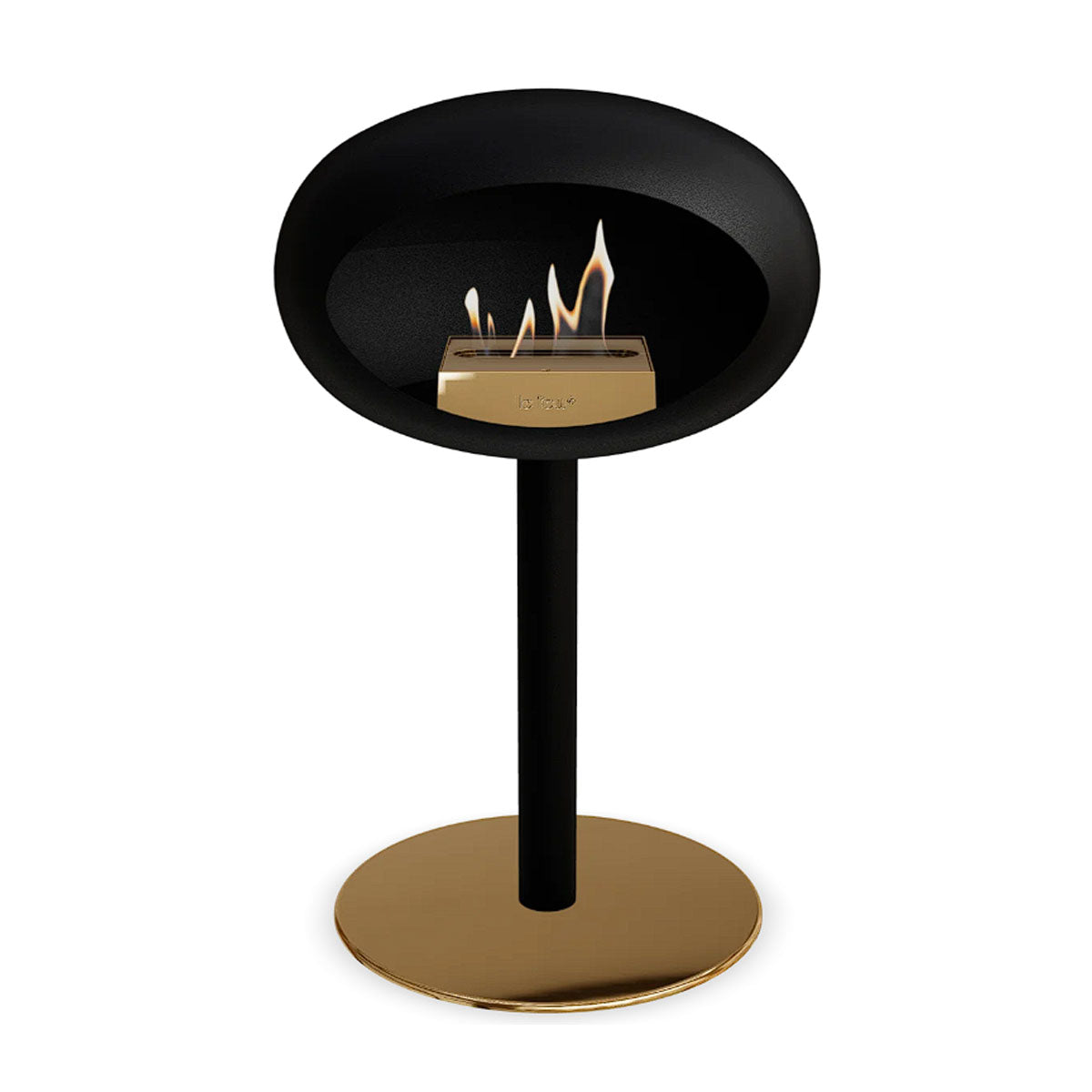 Le Feu Ground Steel Low - Black - 60mm Pole Width