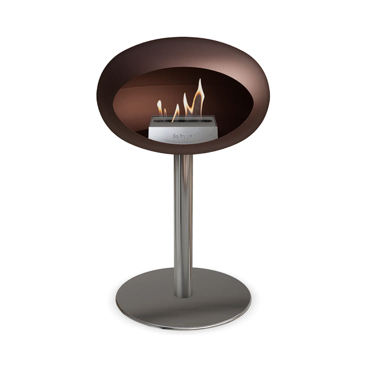 Le Feu Ground Steel Low - Mocca - 60mm Pole Width