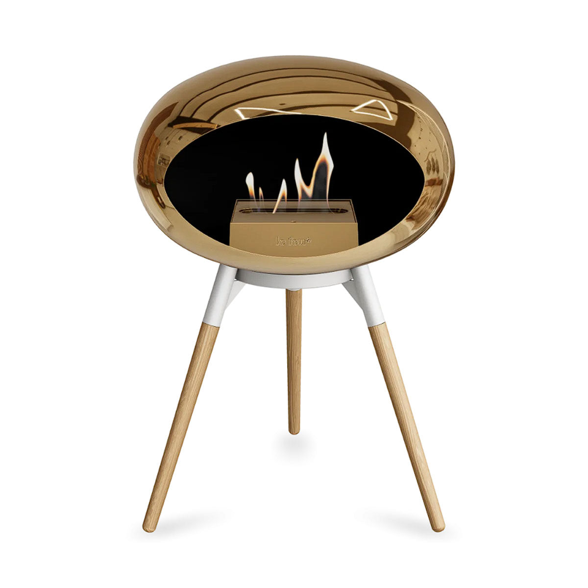 Le Feu Ground Wood Low - Chromed Rose Gold