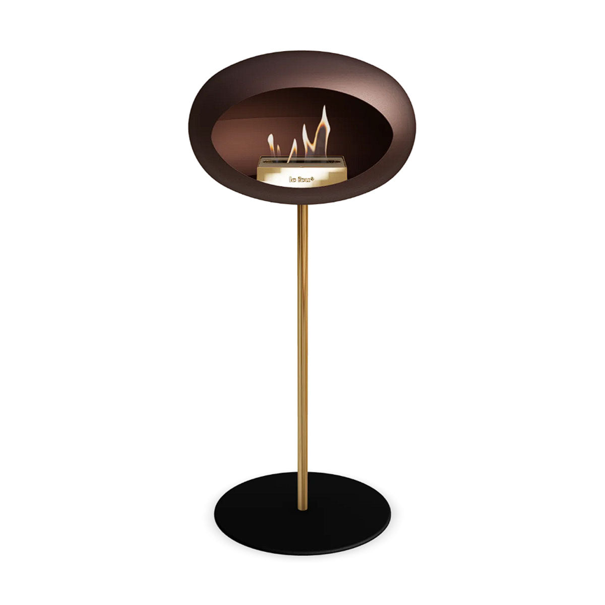 Le Feu Ground Steel High - Mocca - 25mm Pole Width