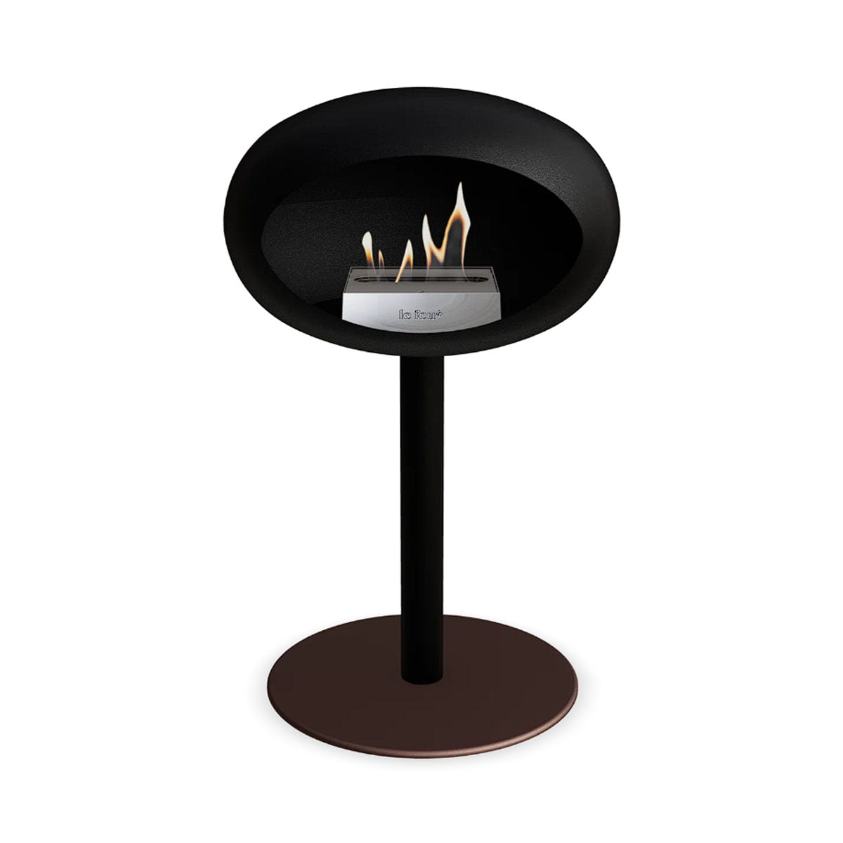 Le Feu Ground Steel Low - Black - 60mm Pole Width