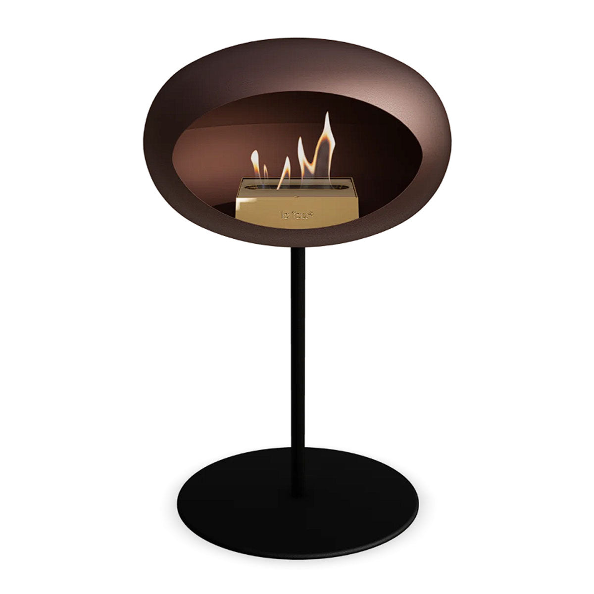 Le Feu Ground Steel Low - Mocca - 25mm Pole Width