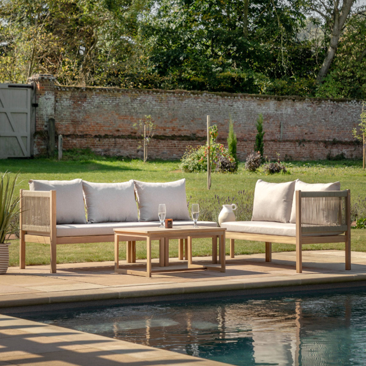 Gallery Direct Paros Corner Set