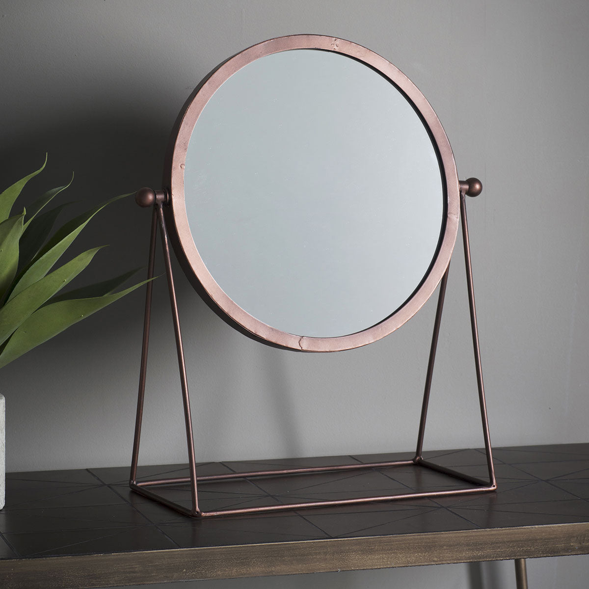 Gallery Direct Webber Mirror Bronze 360mm