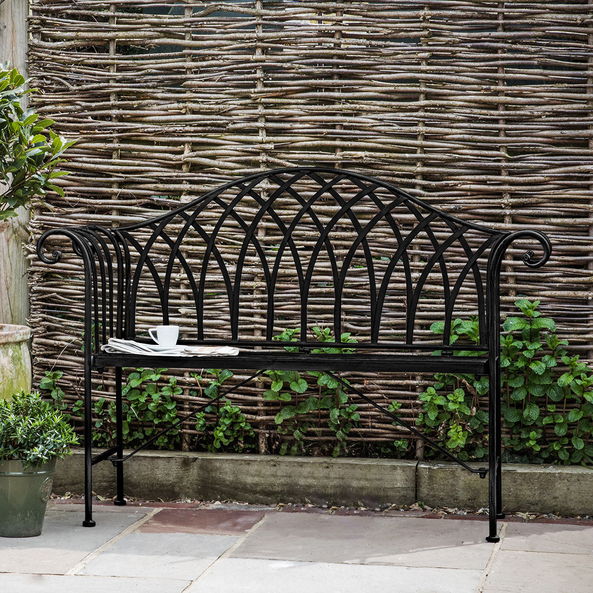 Gallery Direct Duchess Outdoor Bench Noir