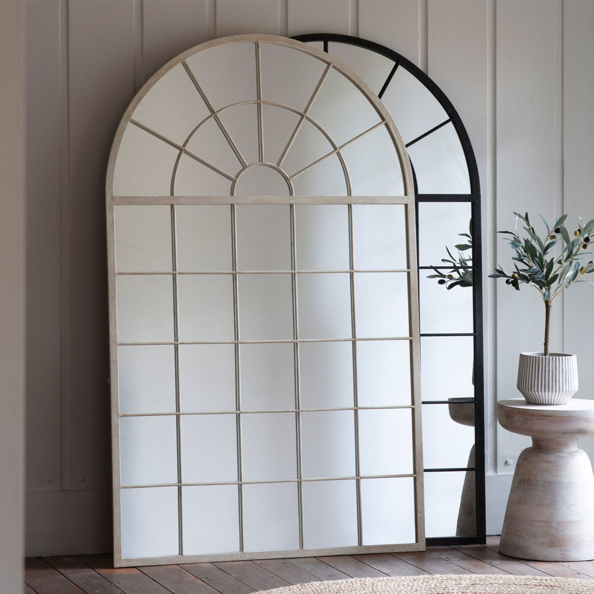 Gallery Direct Hemsworth Leaner Mirror White 1000x1600mm