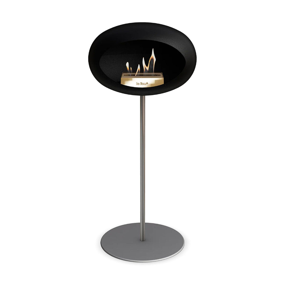 Le Feu Ground Steel High - Black - 25mm Pole Width