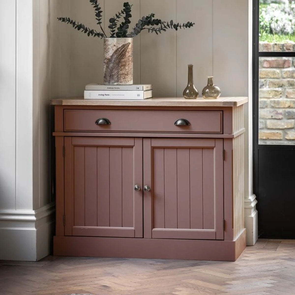 Gallery Direct Eton 2 Door Sideboard Clay 965x475x800mm