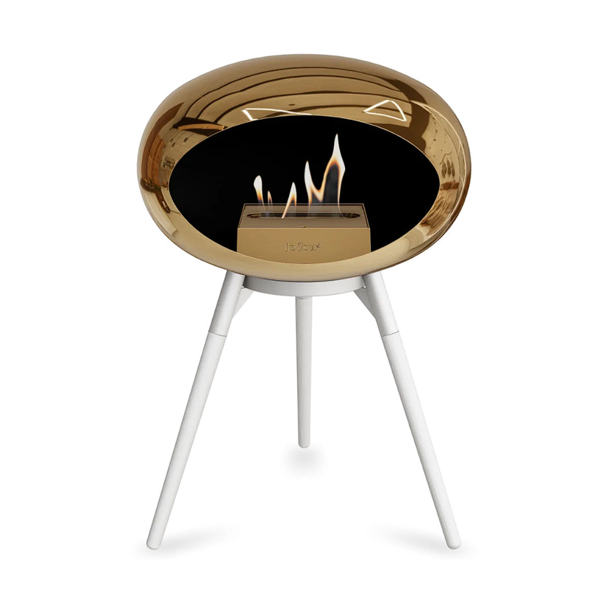 Le Feu Ground Wood Low - Chromed Rose Gold