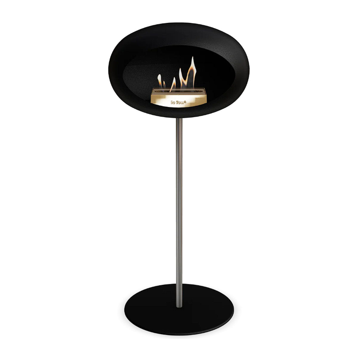 Le Feu Ground Steel High - Black - 25mm Pole Width
