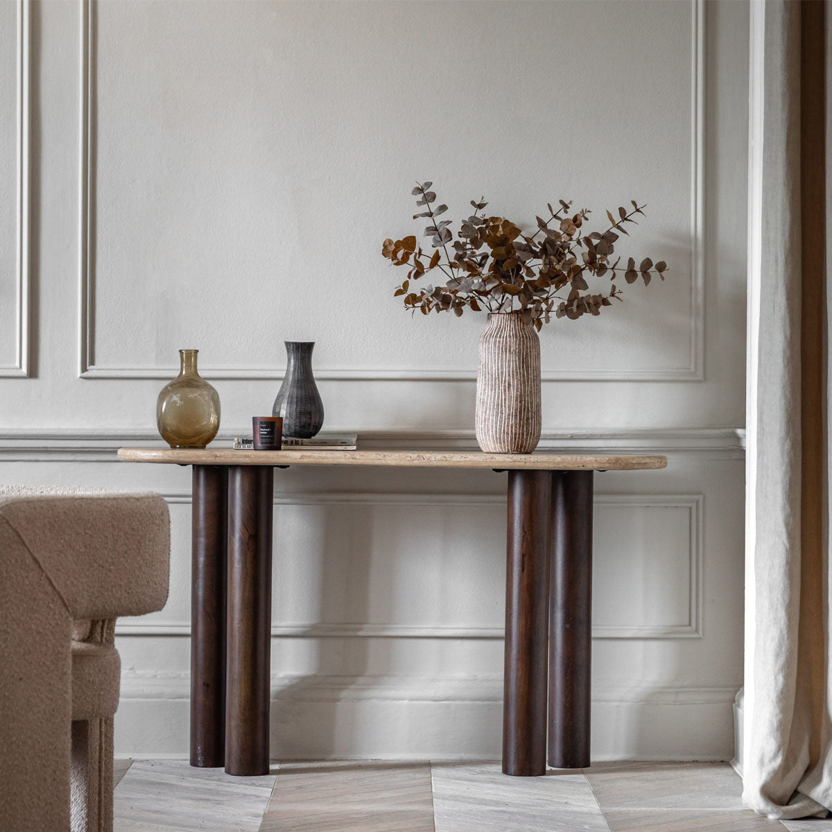 Gallery Direct Trevi Console Table 1290x360x760mm
