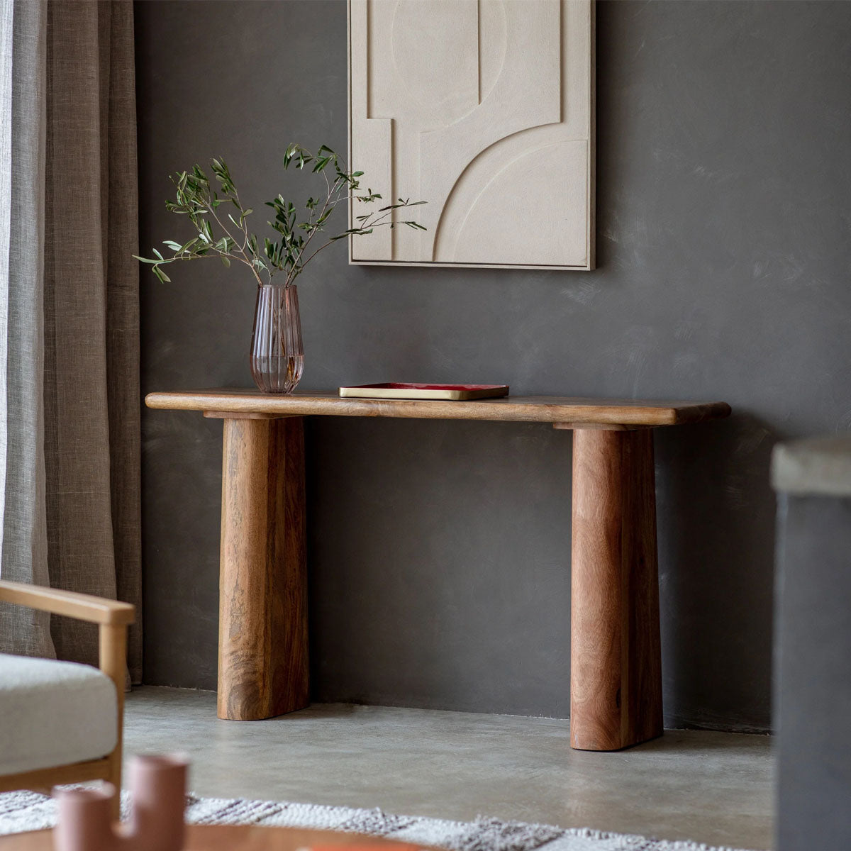 Gallery Direct Hoffman Console Table 1350x400x760mm