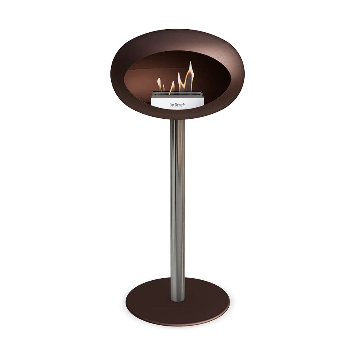 Le Feu Ground Steel High - Mocca - 60mm Pole Width