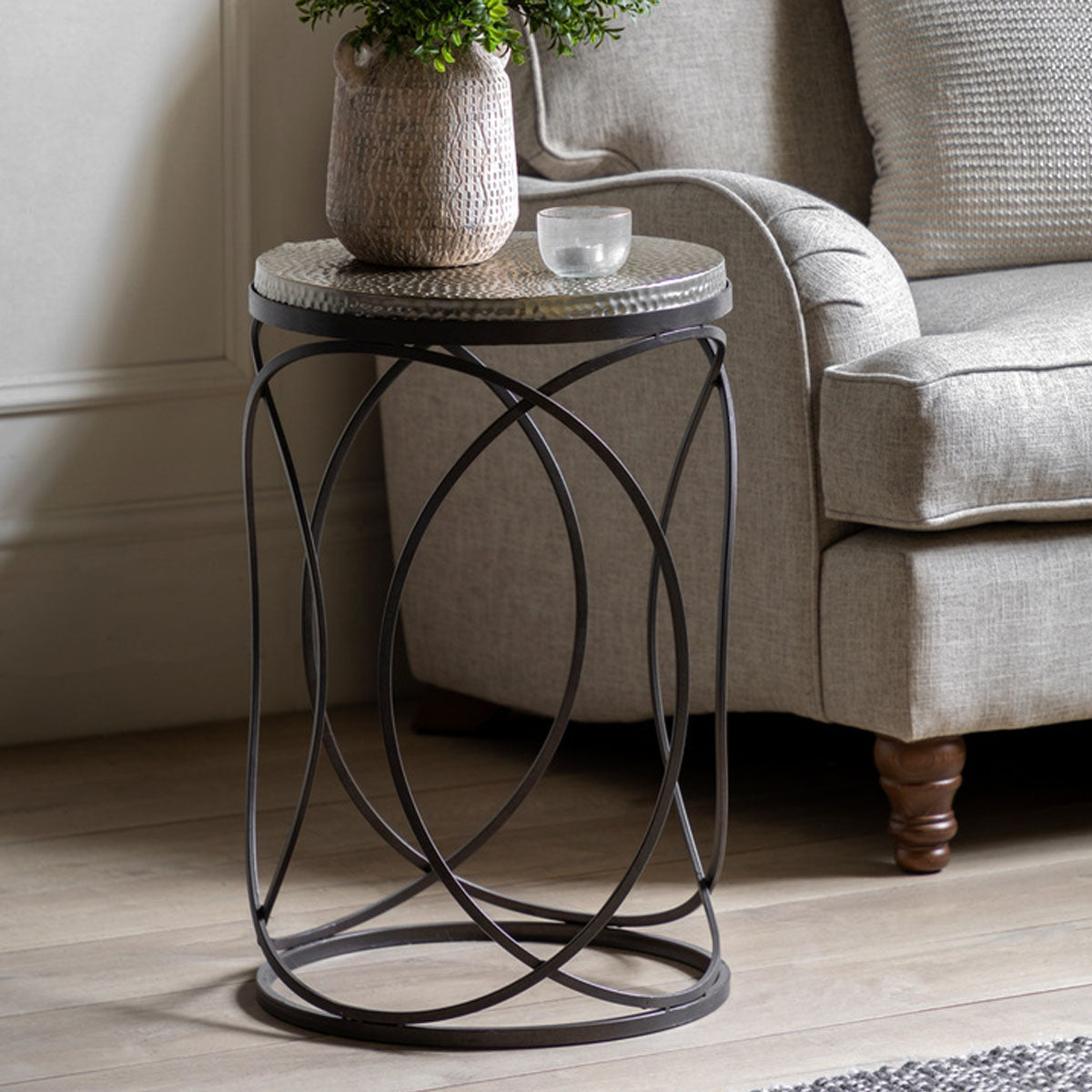 Gallery Direct Kimba Side Table 385x385x610mm