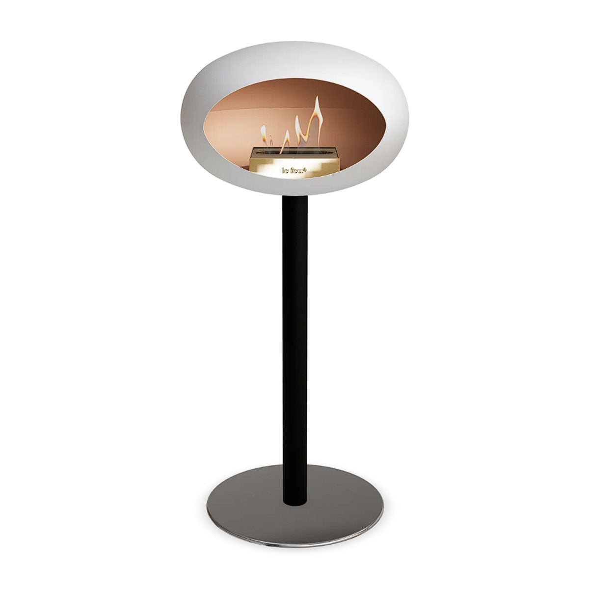 Le Feu Ground Steel High - White - 60mm Pole Width