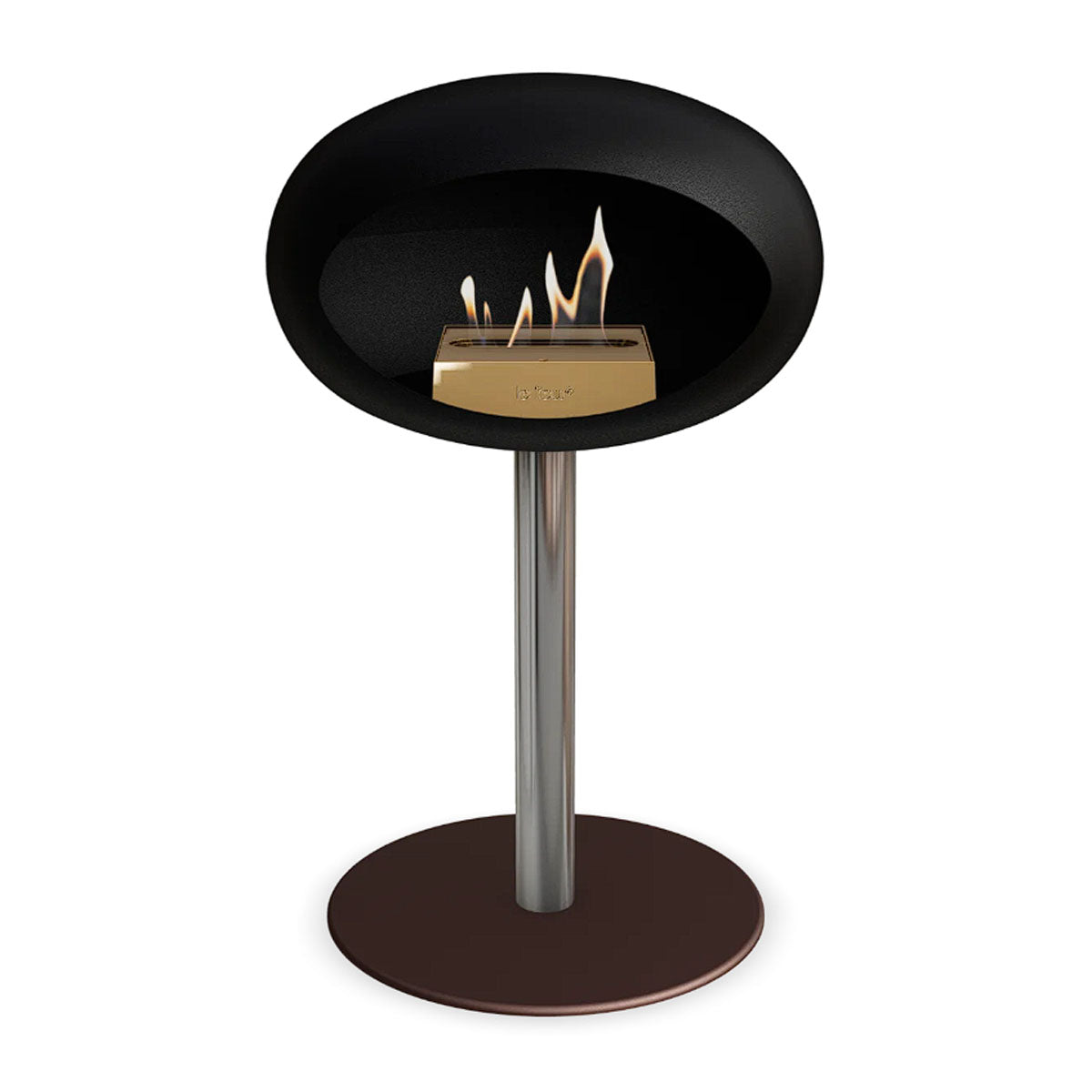 Le Feu Ground Steel Low - Black - 60mm Pole Width