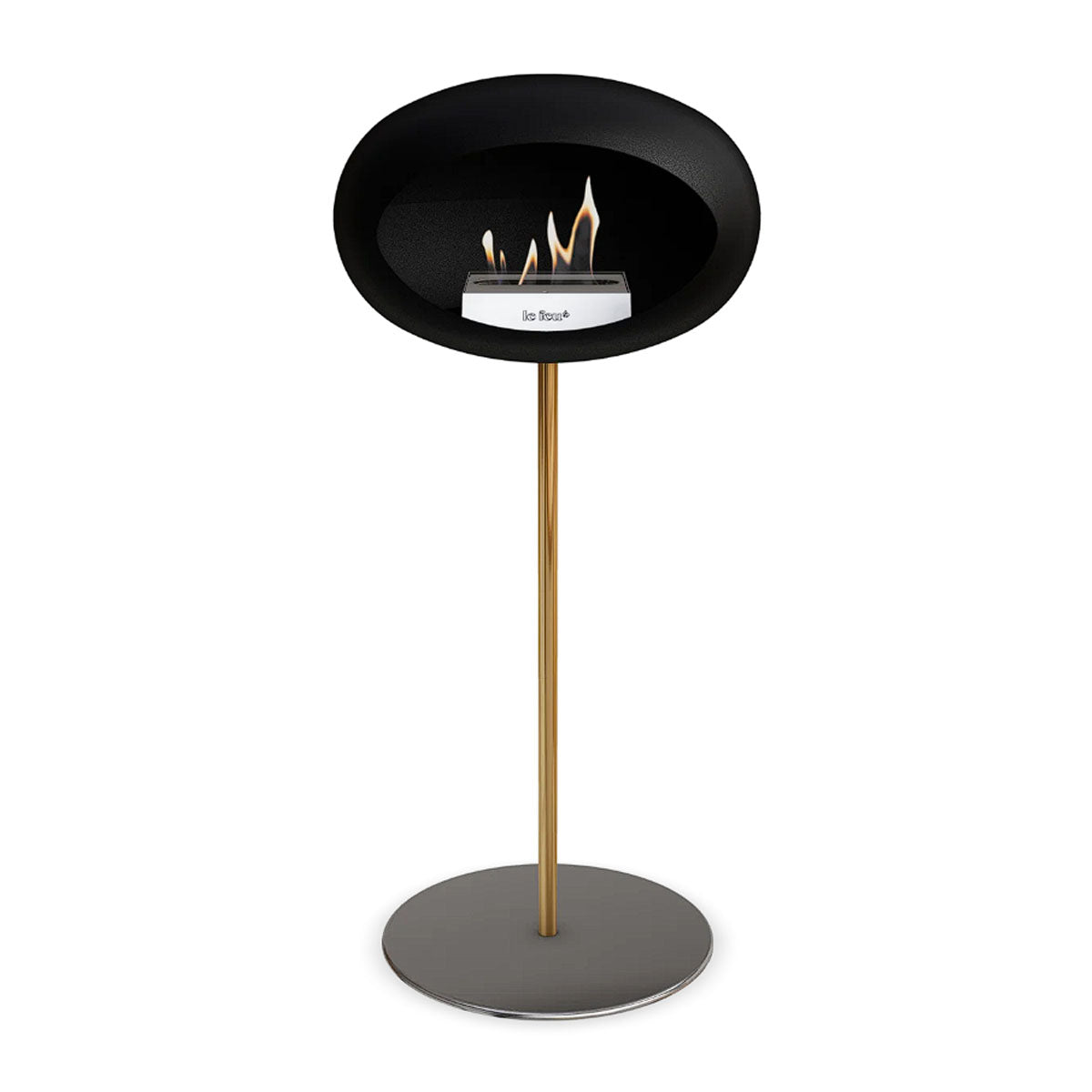 Le Feu Ground Steel High - Black - 25mm Pole Width