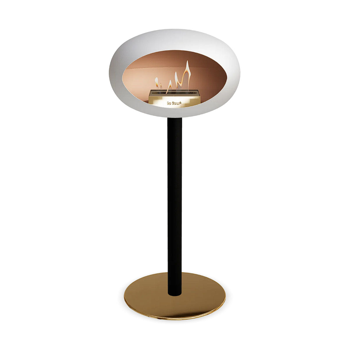 Le Feu Ground Steel High - White - 60mm Pole Width