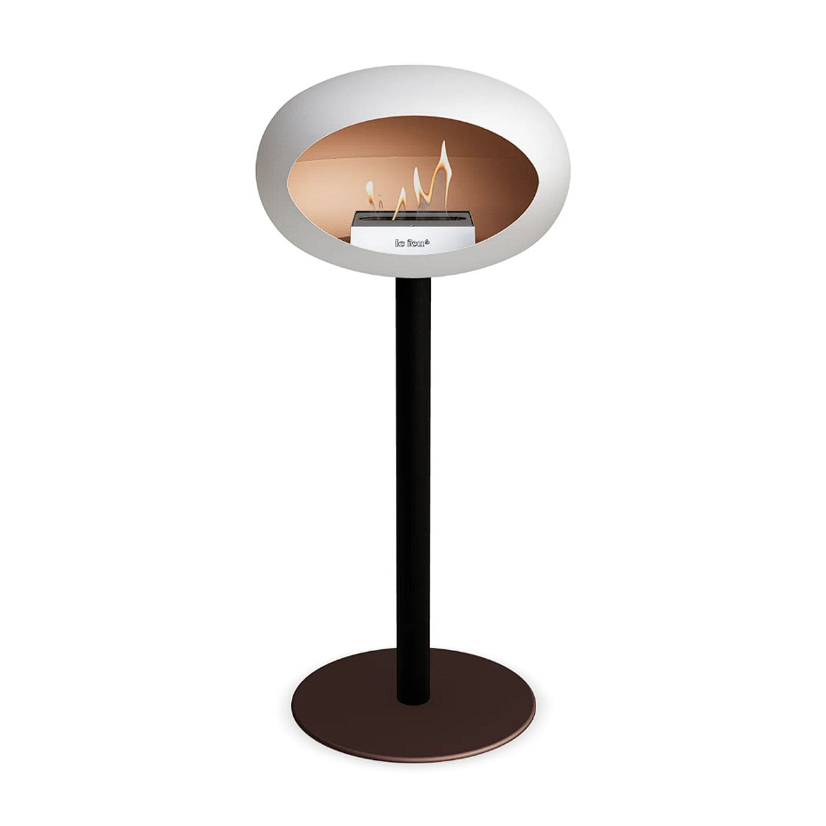 Le Feu Ground Steel High - White - 60mm Pole Width