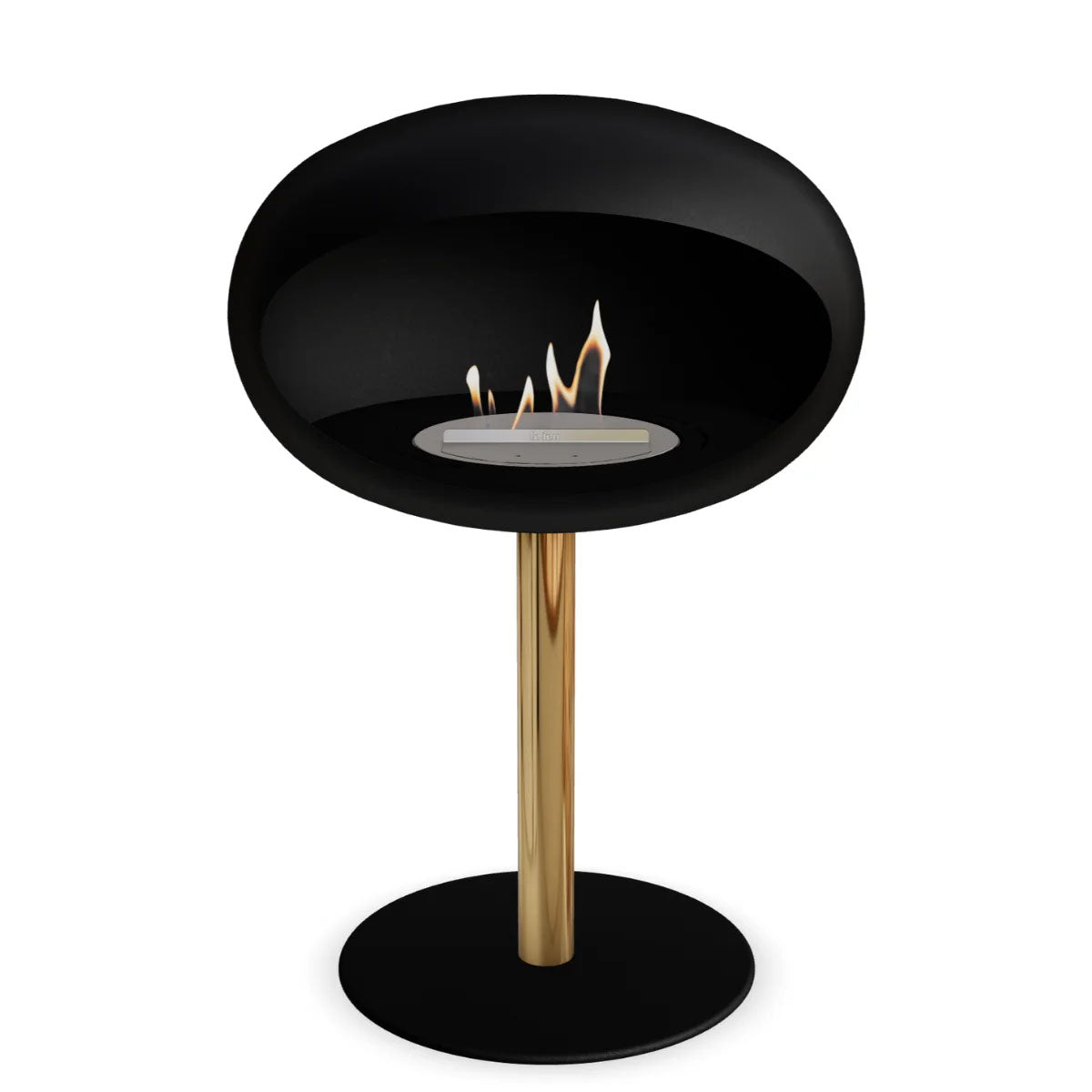 Le Feu Dome 625 - Black Ground Steel Low