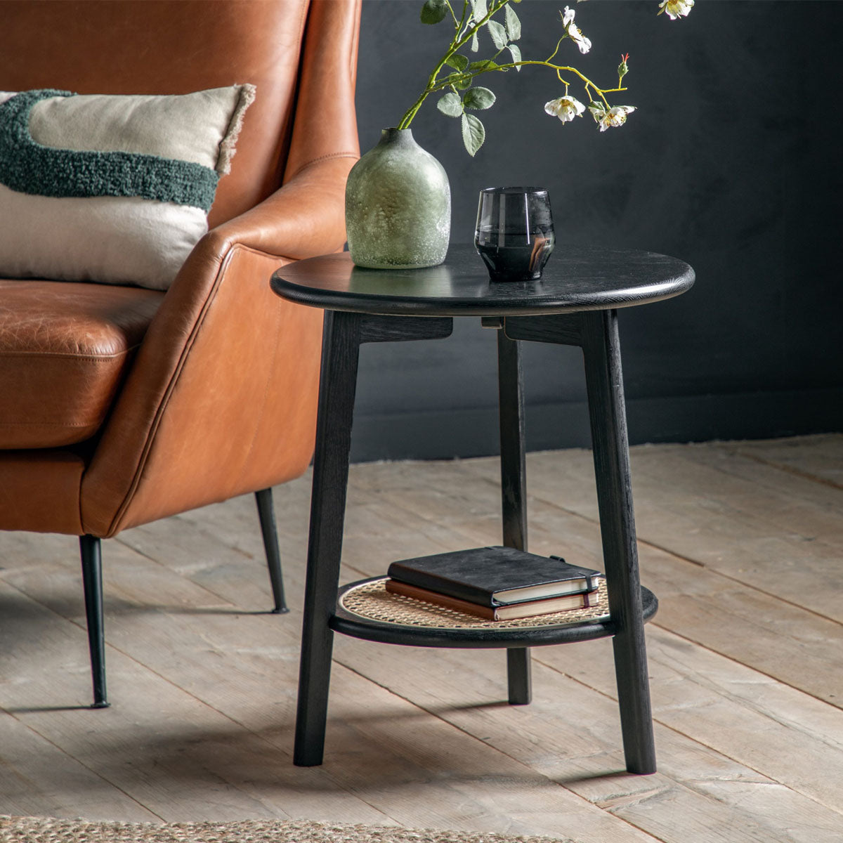 Gallery Direct Skylar Bedside Table 475x475x550mm