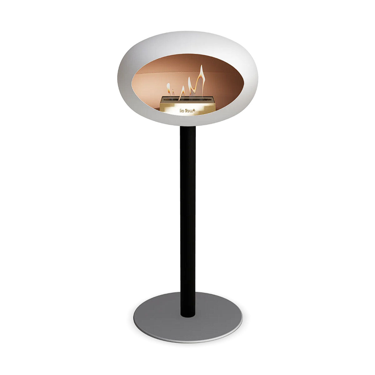Le Feu Ground Steel High - White - 60mm Pole Width