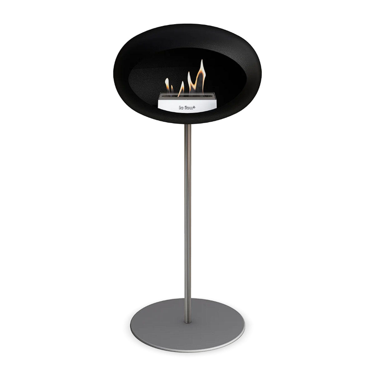 Le Feu Ground Steel High - Black - 25mm Pole Width
