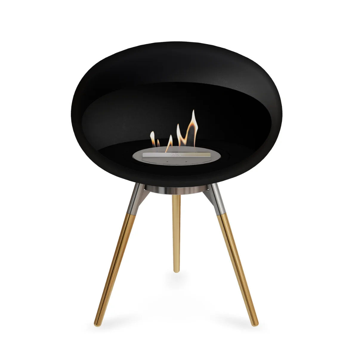 Le Feu Dome 625 - Black Ground Wood Low