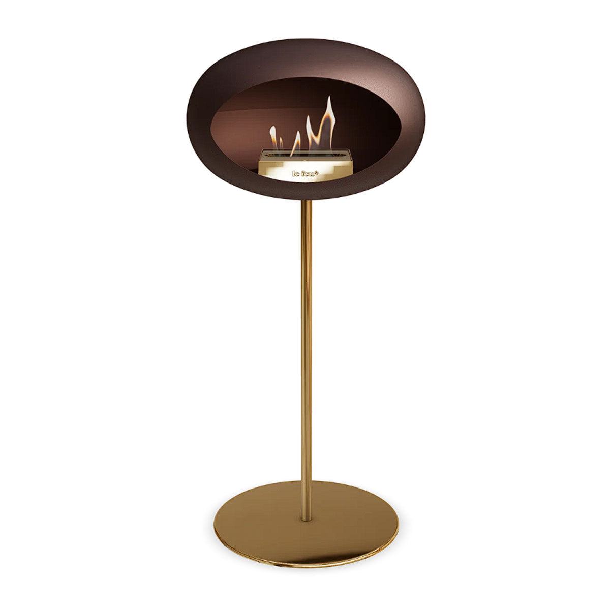 Le Feu Ground Steel High - Mocca - 25mm Pole Width