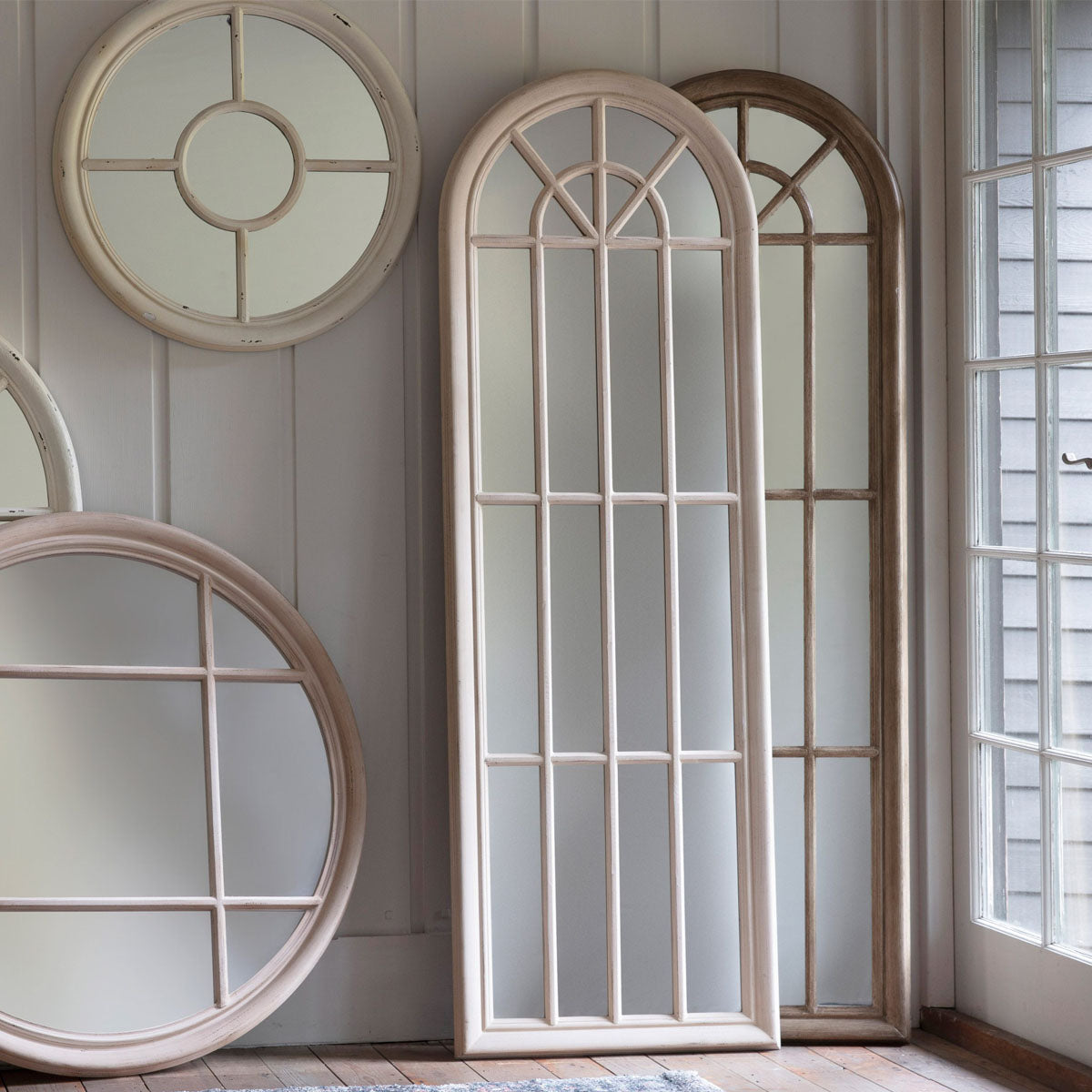 Gallery Direct Curtis Mirror Weathered 610x1780mm