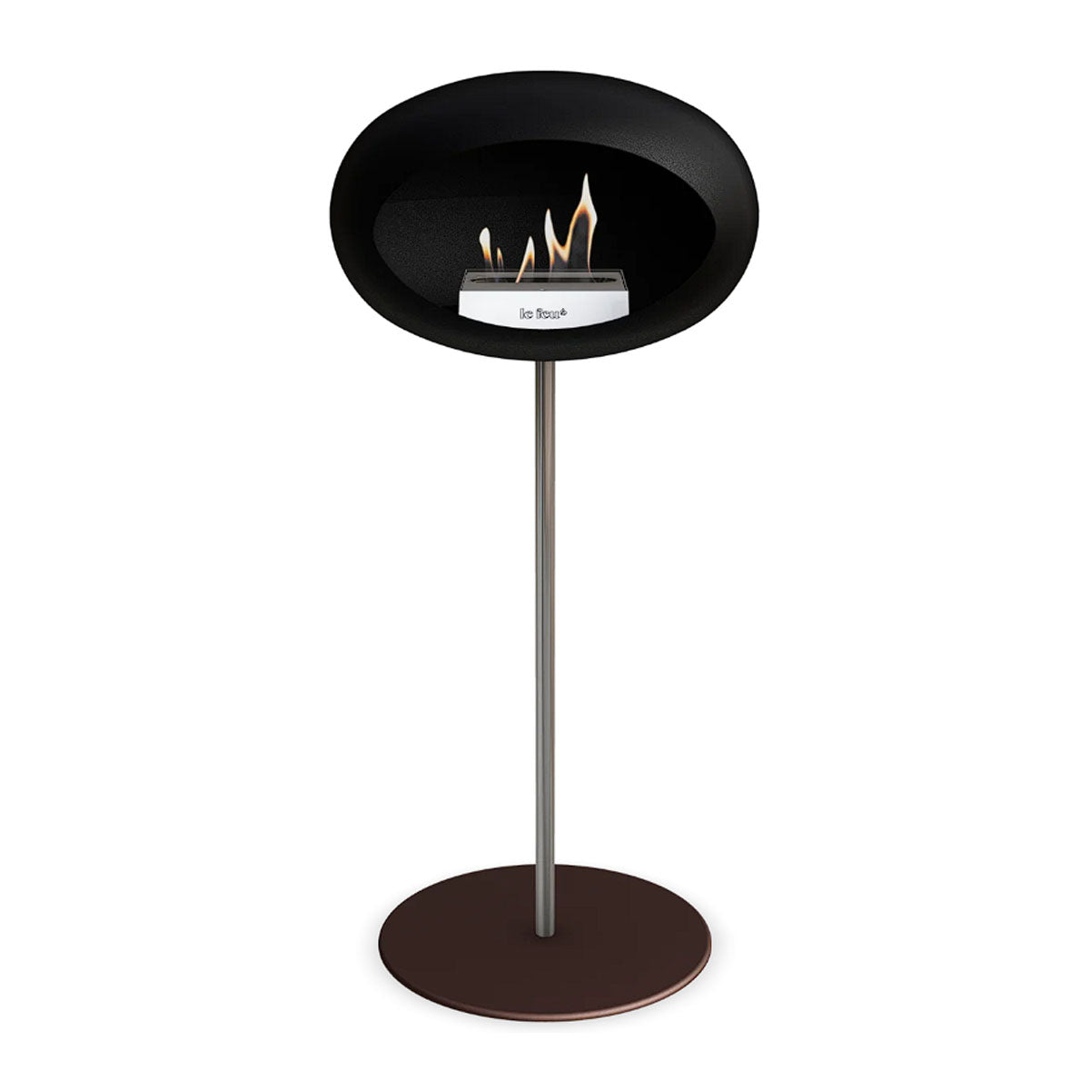 Le Feu Ground Steel High - Black - 25mm Pole Width