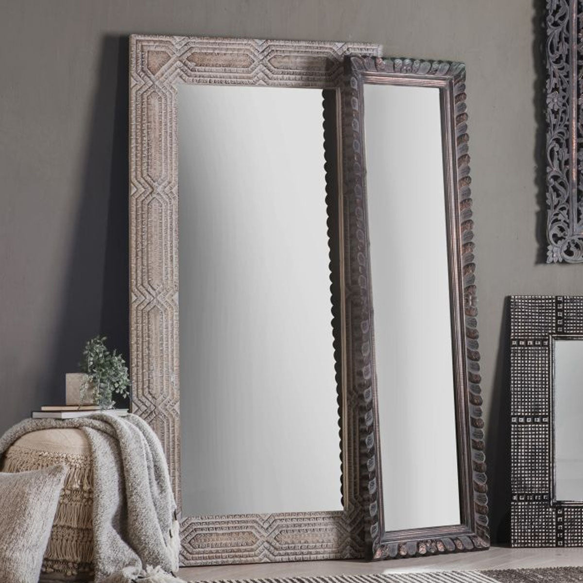 Gallery Direct Chandi Mirror 900x35x1800mm