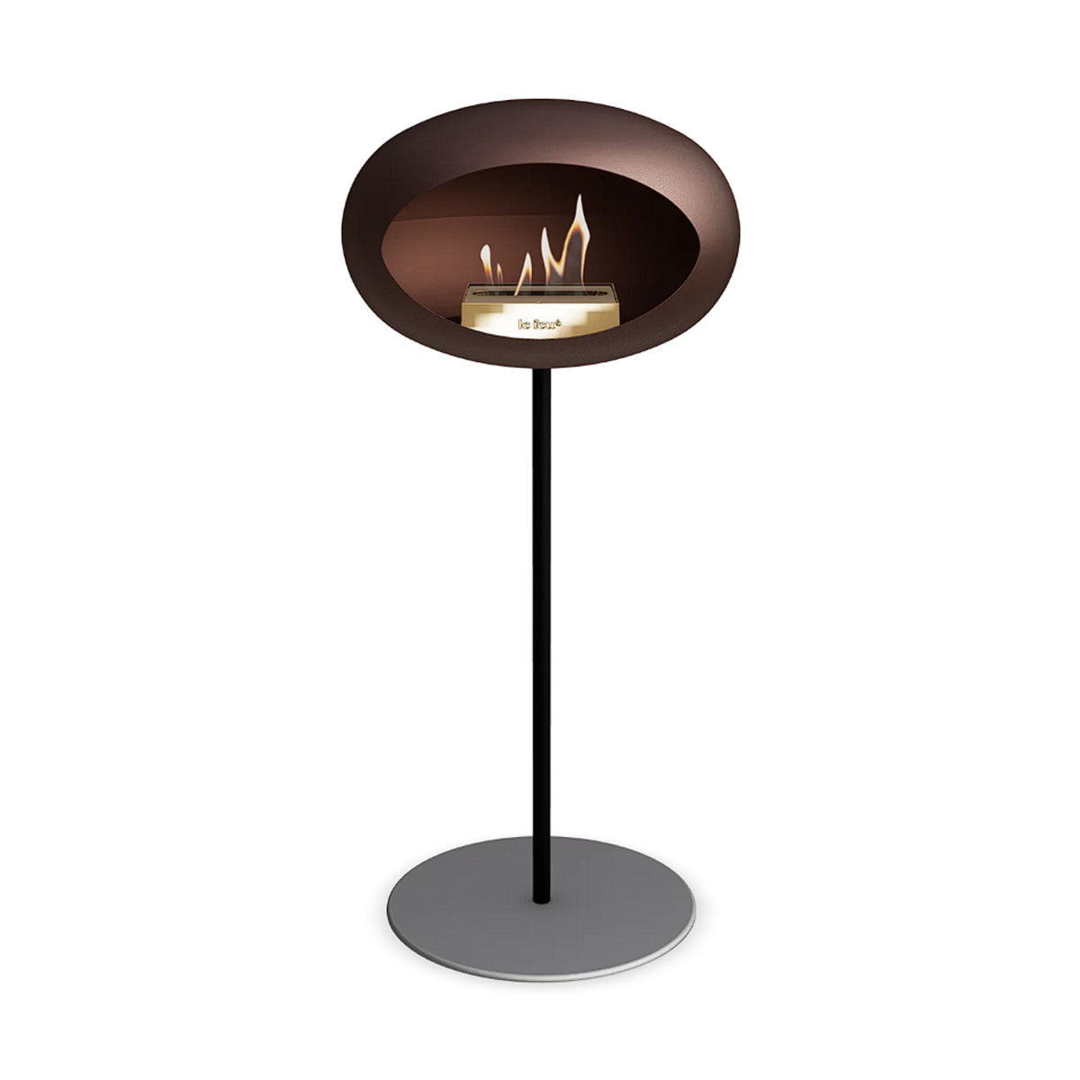 Le Feu Ground Steel High - Mocca - 25mm Pole Width