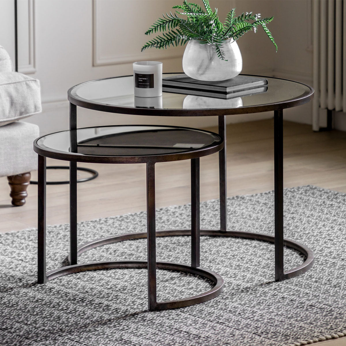 Gallery Direct Argyle Coffee Table Nest of 2