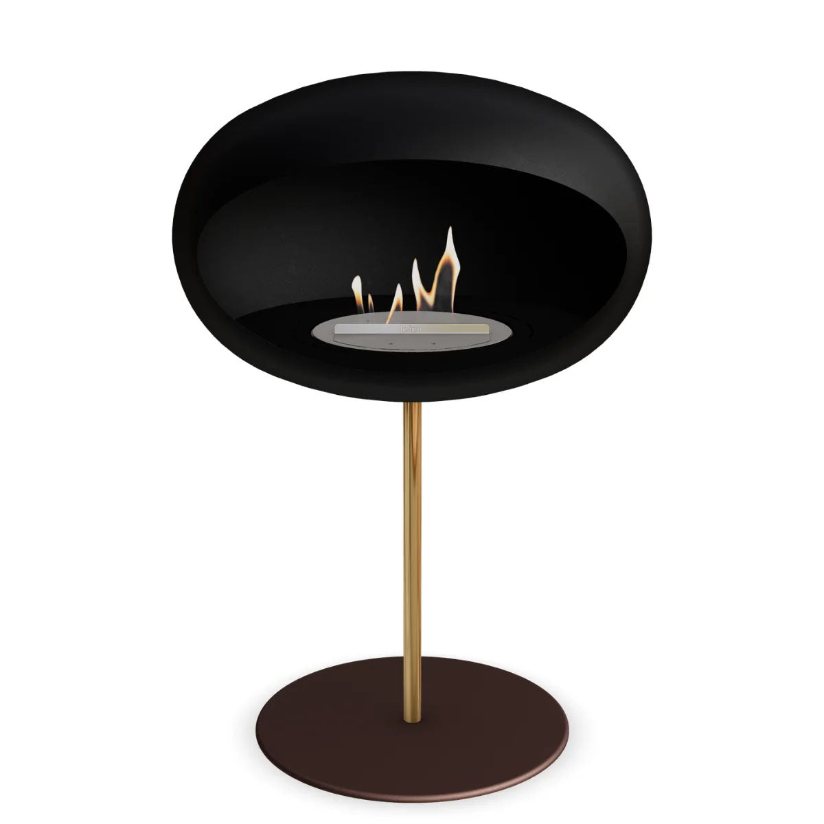 Le Feu Dome 625 - Black Ground Steel Low