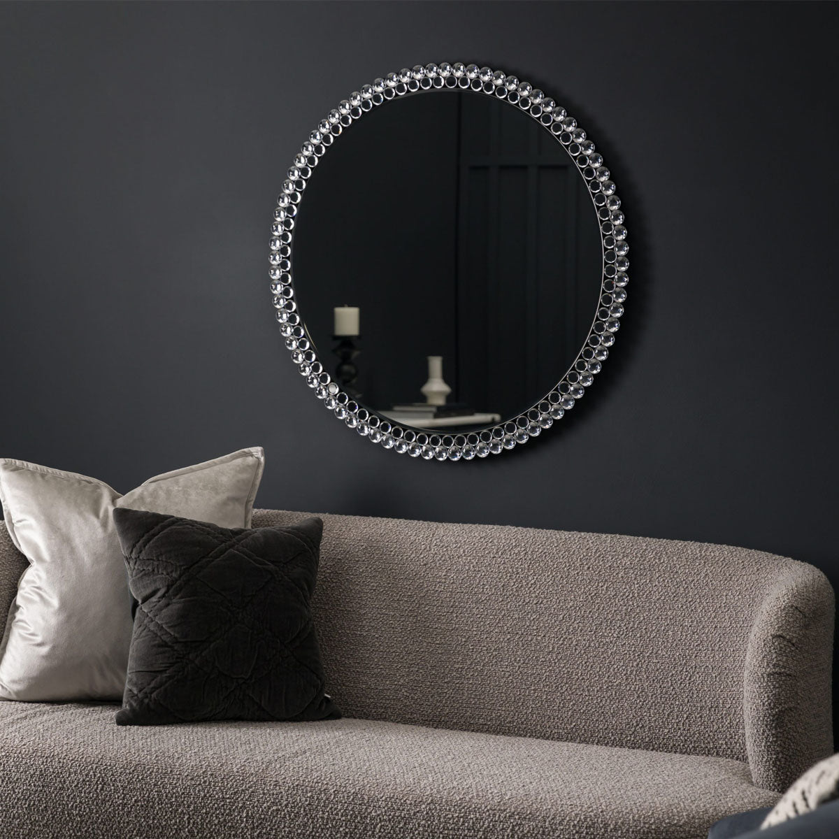 Gallery Direct Fallon Round Mirror 600mm