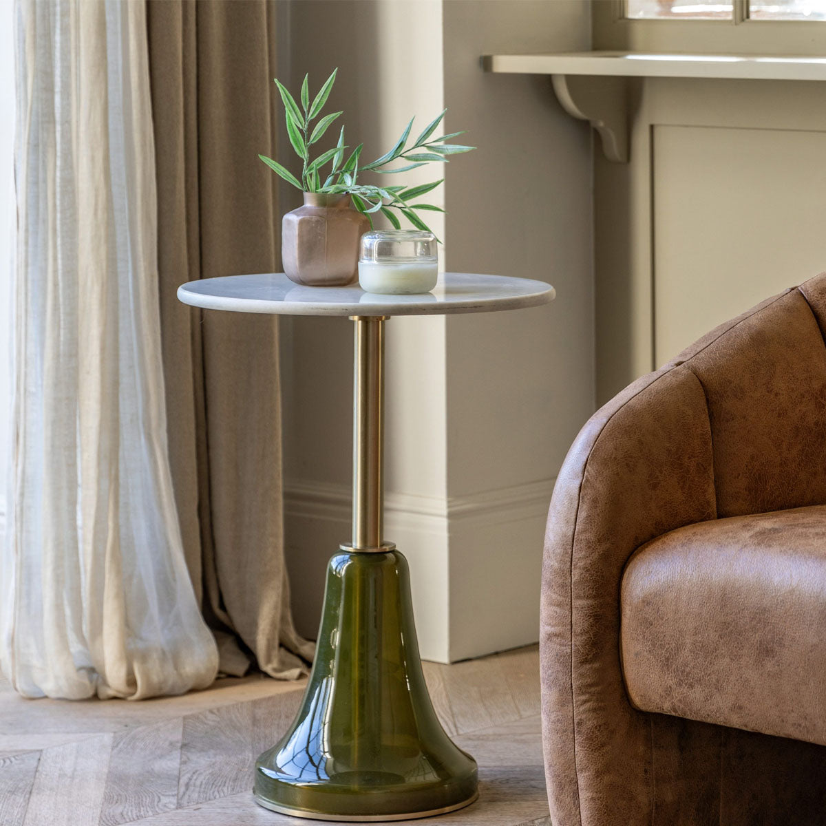 Gallery Direct Bilbao Side Table Dusk 460x460x640mm