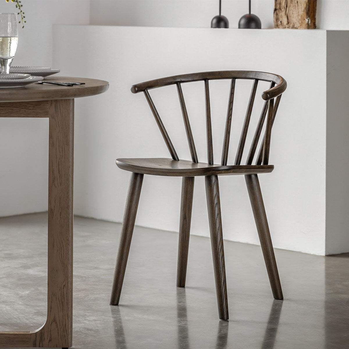 Gallery Direct Craft Dining Chair Mocha (2pk) 540x520x760mm