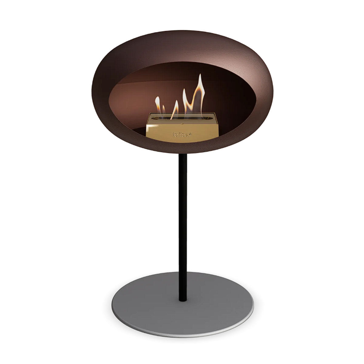 Le Feu Ground Steel Low - Mocca - 25mm Pole Width