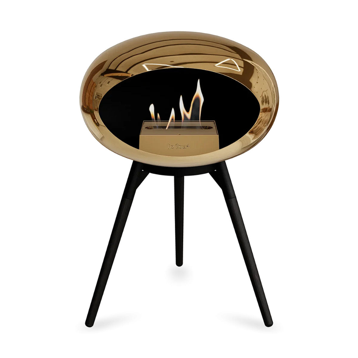 Le Feu Ground Wood Low - Chromed Rose Gold