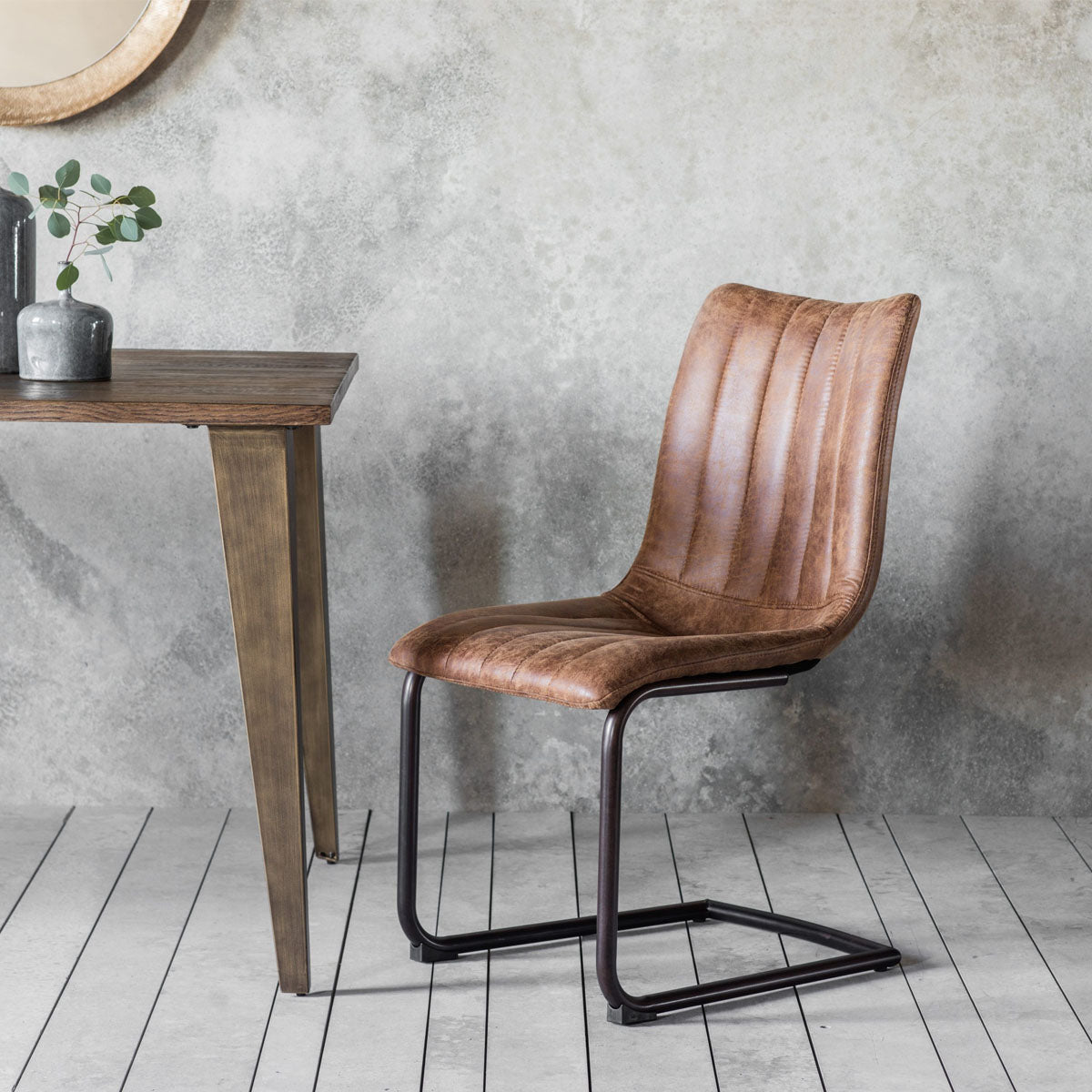 Gallery Direct Edington Brown Chair (2pk)